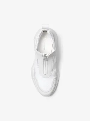 MK Sneaker Zuma in materiale misto - Bianco - Michael Kors miniatura 3