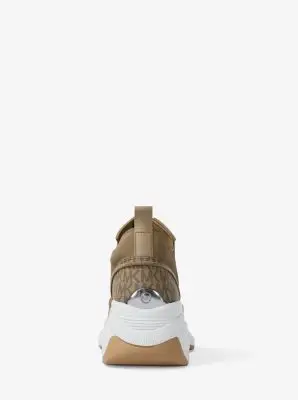 MK Sneaker Zuma in pelle - Naturale - Michael Kors miniatura 2