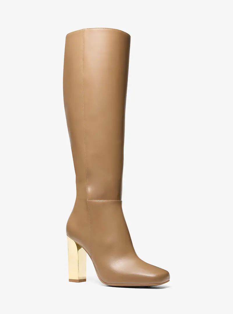 MK Stivale Matilda in pelle - Naturale - Michael Kors