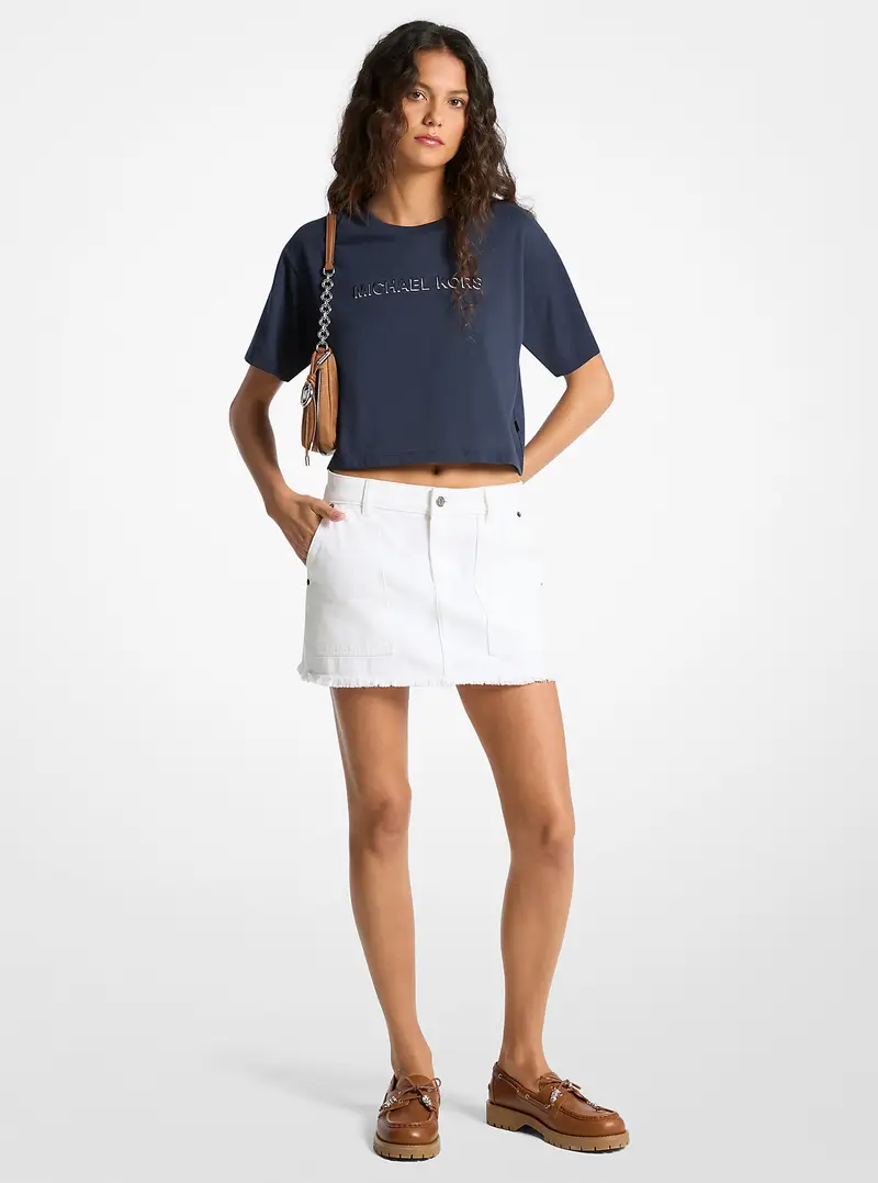 MICHAEL Michael Kors T-shirt Blu 3926386 miniatura 2