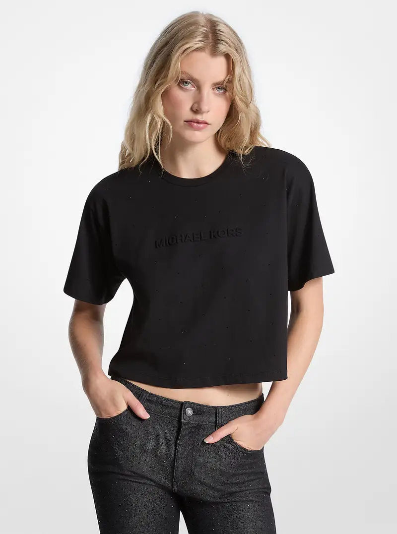 MICHAEL Michael Kors T-shirt Nero 2606910 miniatura 2