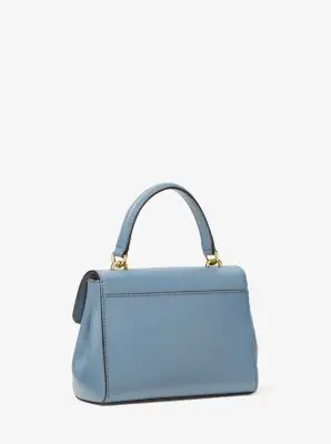 MK Tracolla Ava extra-small in pelle Saffiano - Blu - Michael Kors miniatura 2