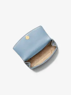 MK Tracolla Ava extra-small in pelle Saffiano - Blu - Michael Kors miniatura 3