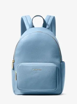 MK Zaino Tanner medio in pelle martellata - Blu - Michael Kors miniatura 2