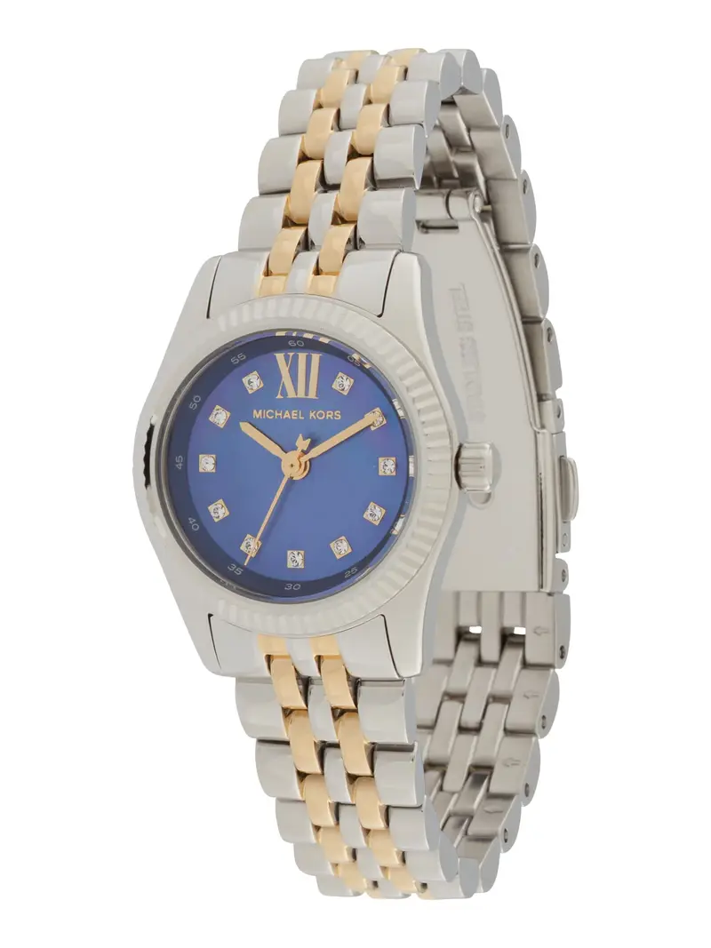 Orologio analogico 'LEXINGTON' zappiro / oro / argento / trasparente