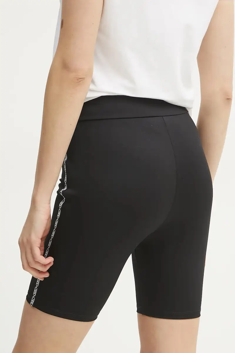 pantaloncini donna colore nero con applicazione MR530QN1RE miniatura 3