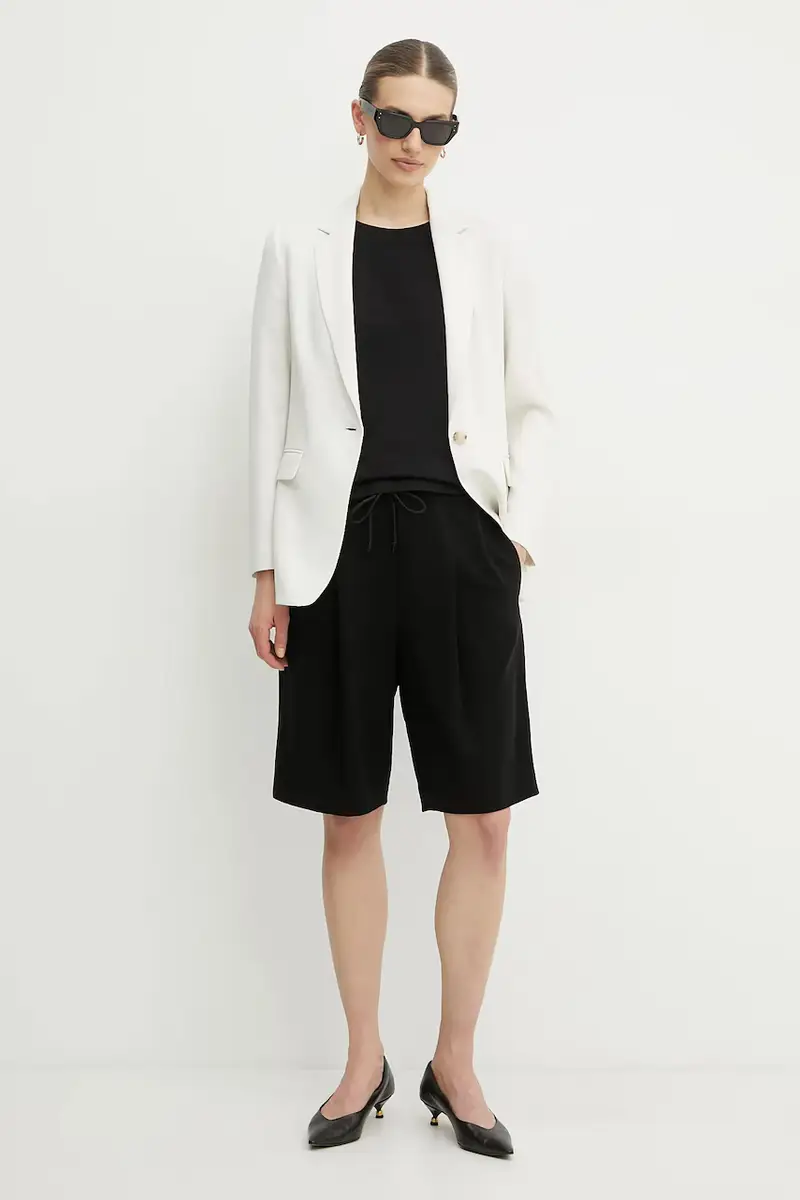 pantaloncini donna colore nero MS530TDENX miniatura 2