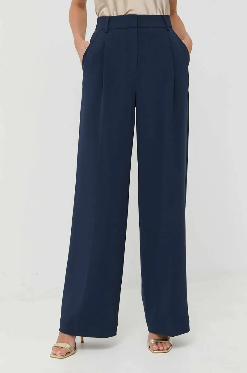 pantaloni donna Blu navy