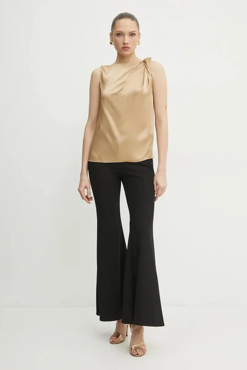 pantaloni donna colore nero MR530POE45 miniatura 2