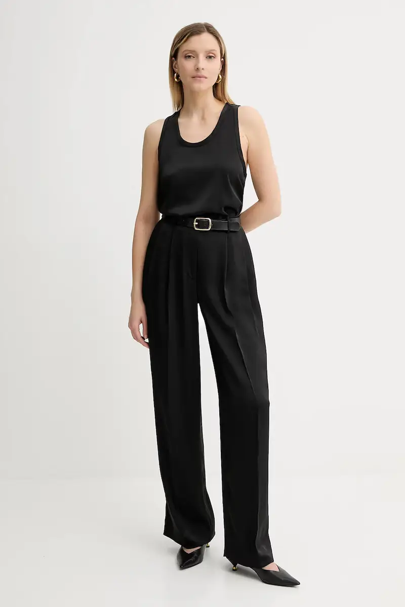 pantaloni donna colore nero MT530VRAYJ miniatura 2