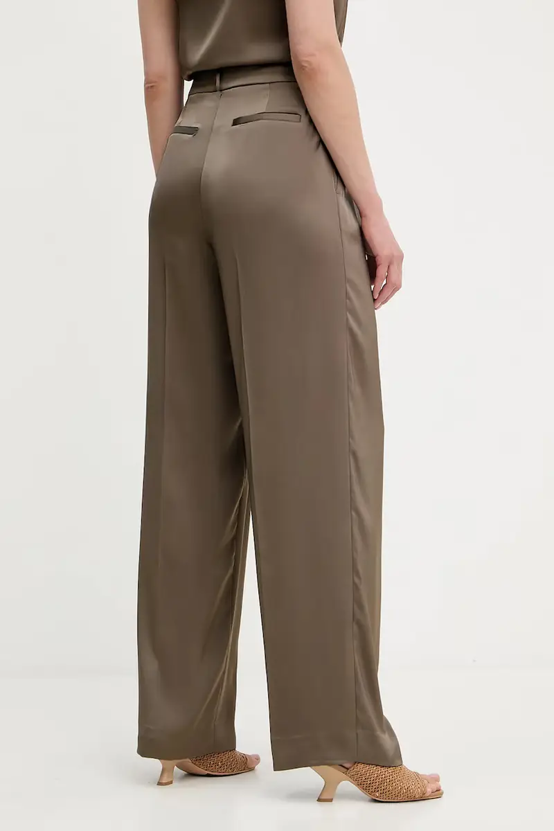 pantaloni donna colore verde MT530VRAYJ miniatura 3