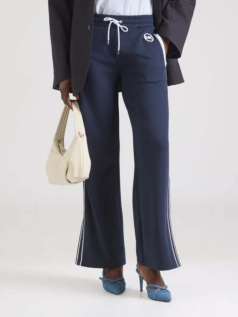 Pantaloni navy / bianco miniatura 2