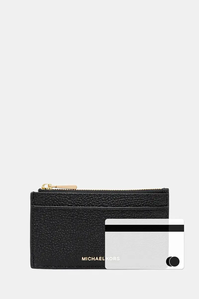 portafoglio in pelle donna colore nero 32F5GJ6D8L miniatura 4