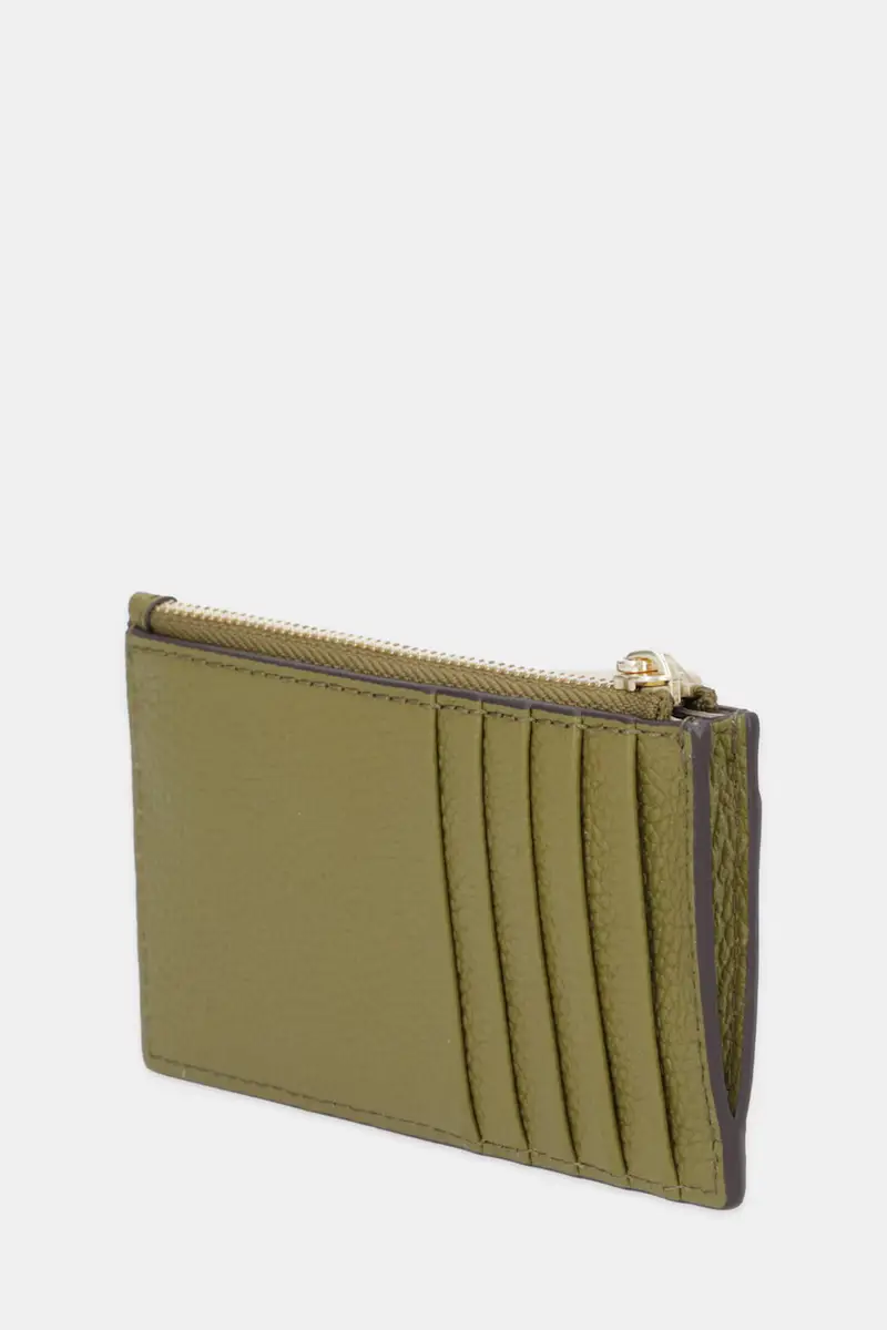 portafoglio in pelle donna colore verde 32F5GJ6D8L miniatura 2