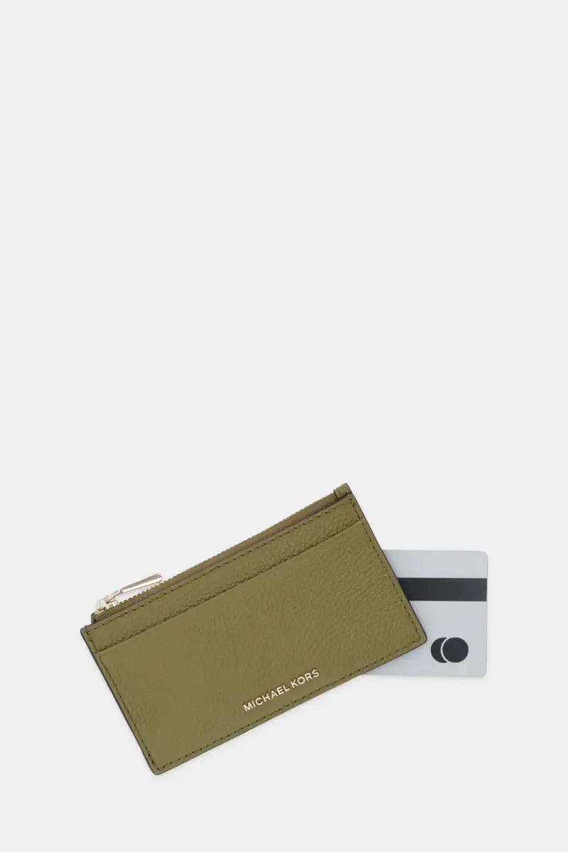 portafoglio in pelle donna colore verde 32F5GJ6D8L miniatura 4