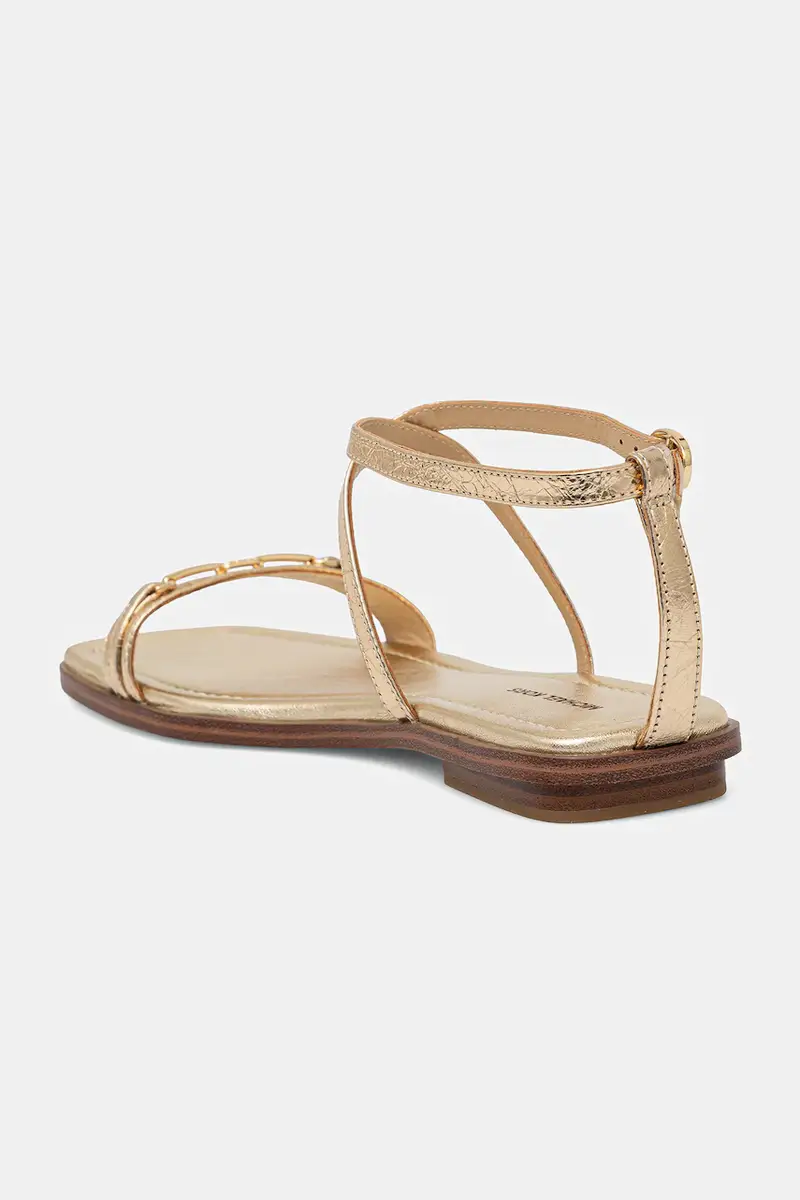 sandali in pelle Lena donna colore oro 40S5LEFS1M.740 miniatura 3