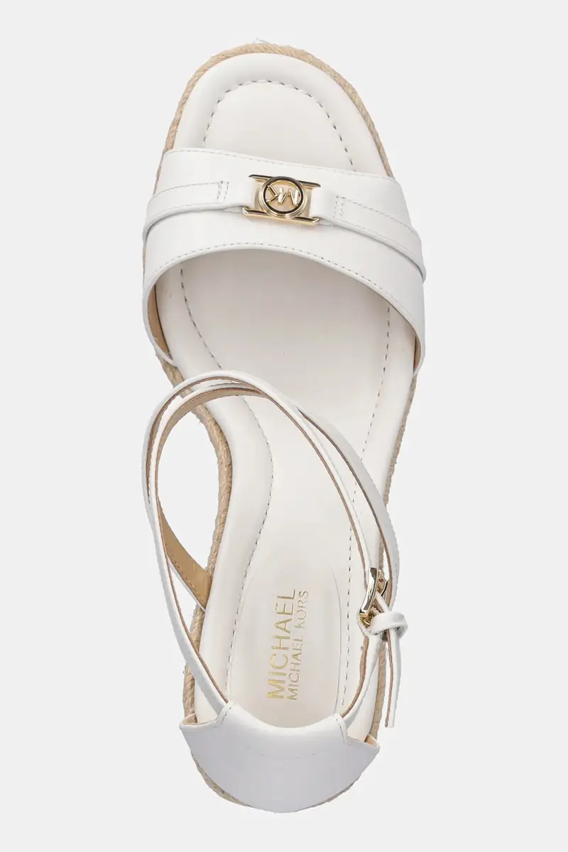 sandali in pelle Mandy colore bianco 40R5MAMS2L.085 miniatura 4