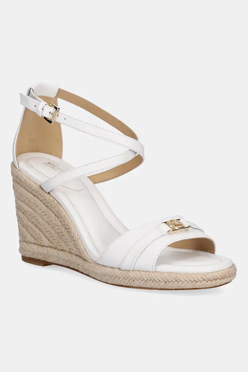 sandali in pelle Mandy colore bianco 40R5MAMS2L.085