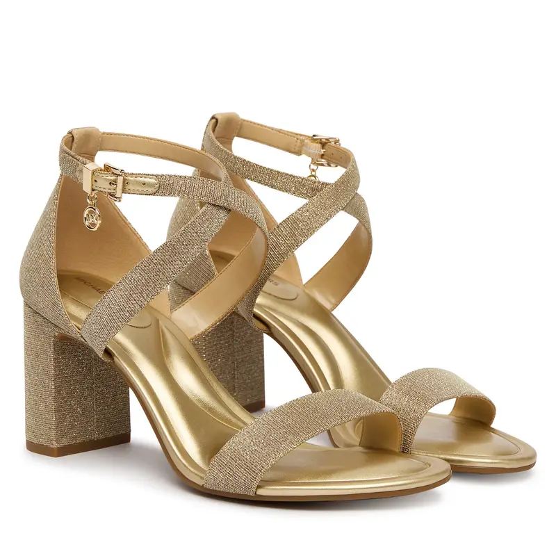 Sandali MICHAEL Michael Kors Alexa Block 40S6AXMS1D Oro