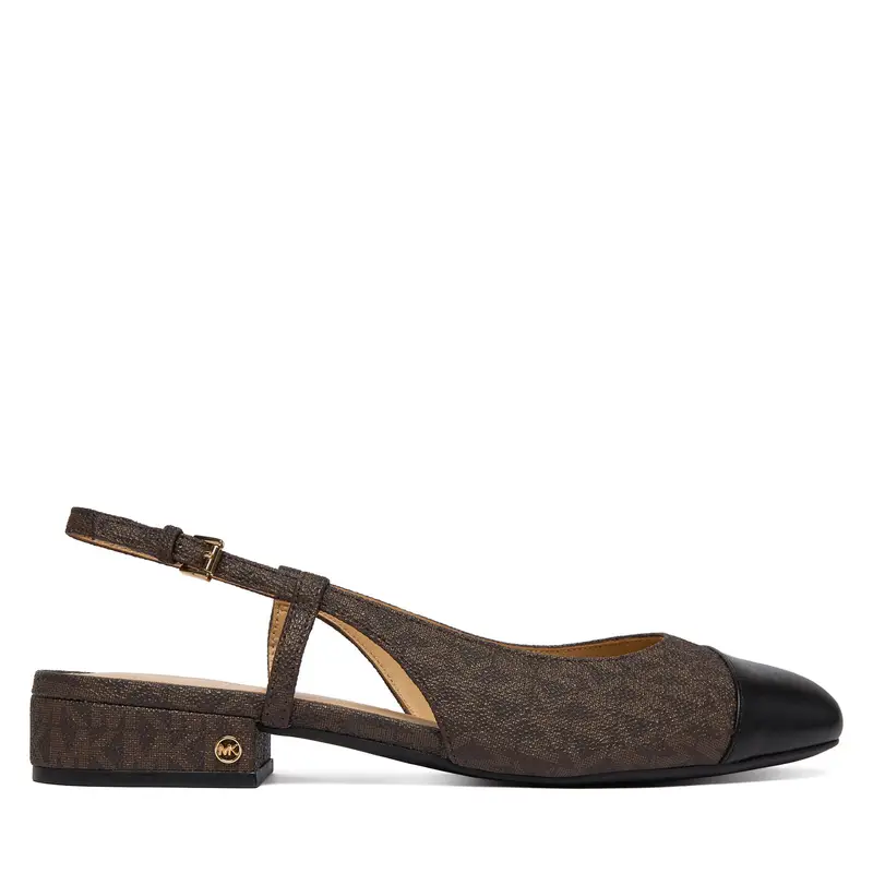 Sandali MICHAEL Michael Kors Perla Flex Sling Fat 40T5PLFS1B Marrone