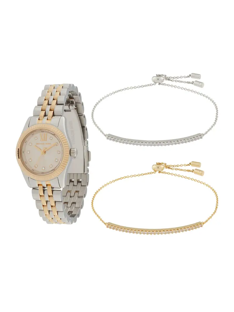 MICHAEL Michael Kors Set di gioielli 'LEXINGTON'  oro / argento / bianco