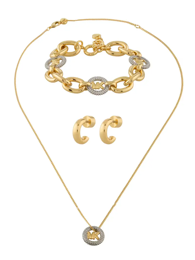Michael Michael Kors Set di gioielli oro e argento per donna