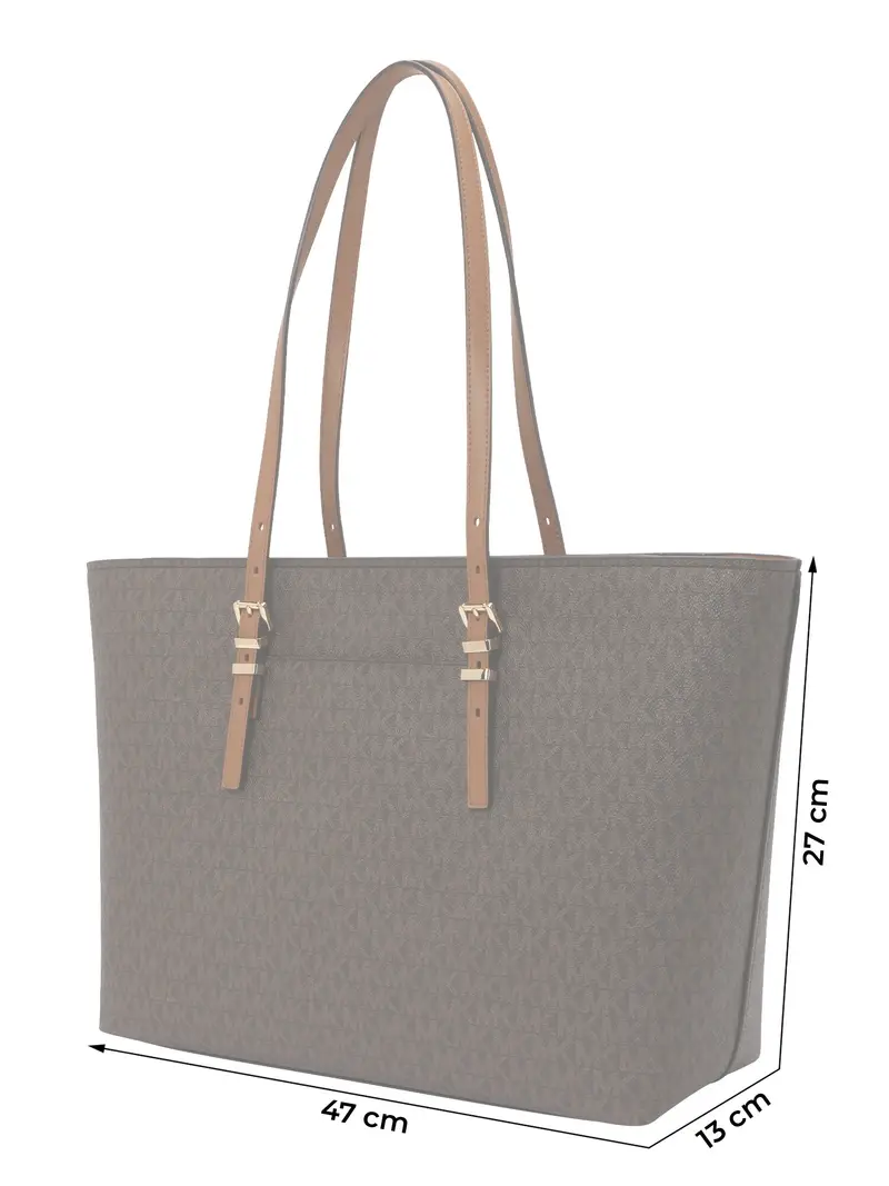 Shopper marrone / marrone scuro miniatura 2