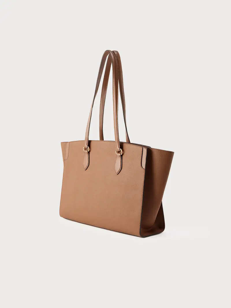 Shopper marrone / oro miniatura 3