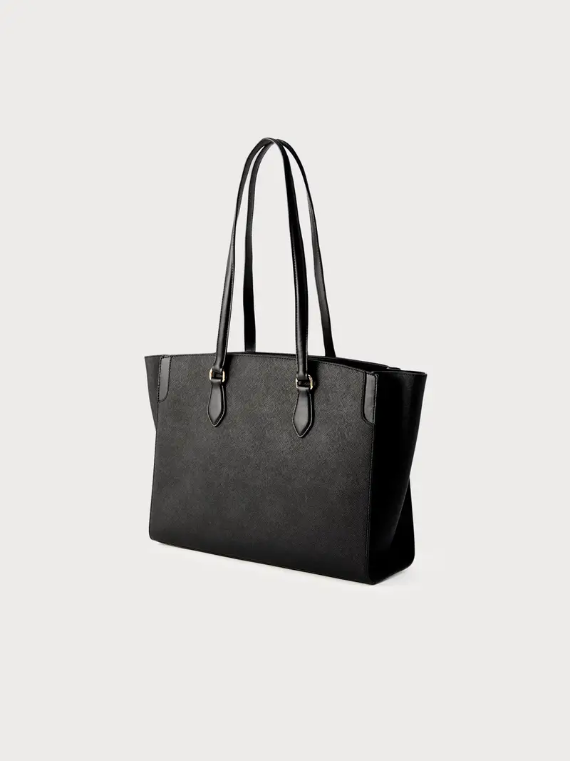 Shopper oro / nero miniatura 3