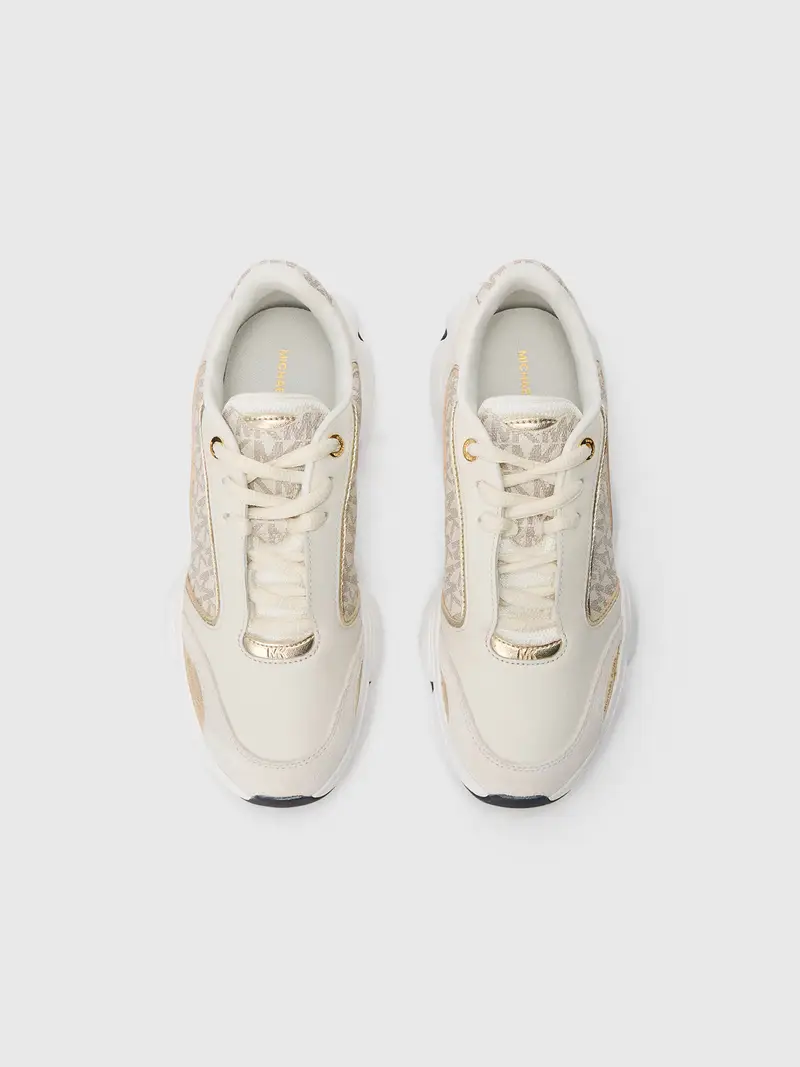 Sneaker bassa Renny crema / marrone / oro miniatura 3