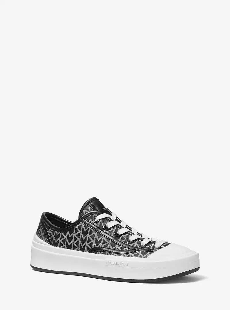 Sneaker Jude con logo jacquard MK2000 - Michael Kors Nero