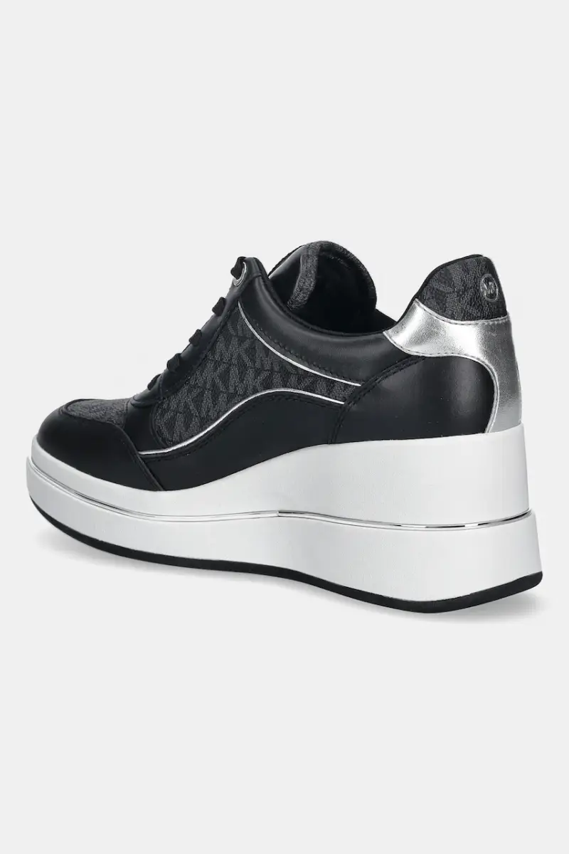 Michael Michael Kors Sneakers Nero con Tacco a Zeppa miniatura 3