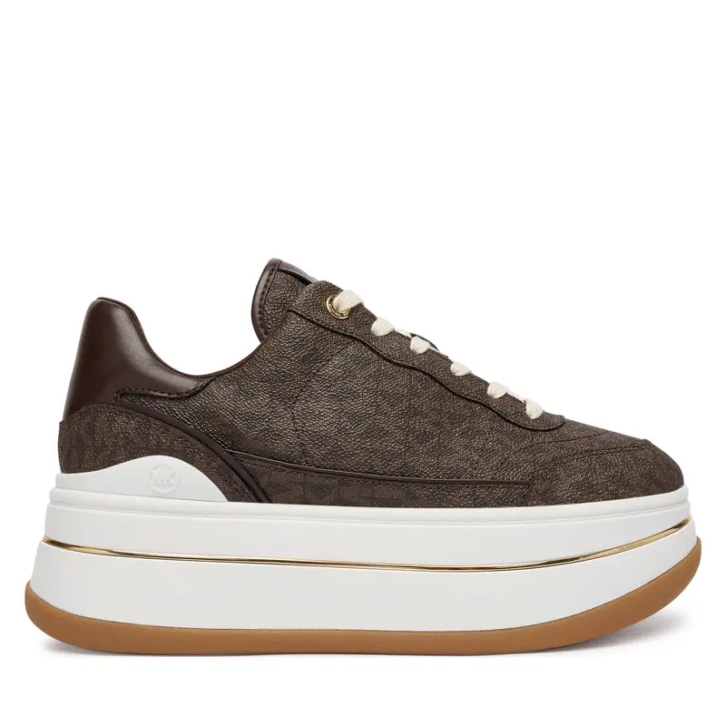 Michael Michael Kors Sneakers Hayes Marrone per Donna