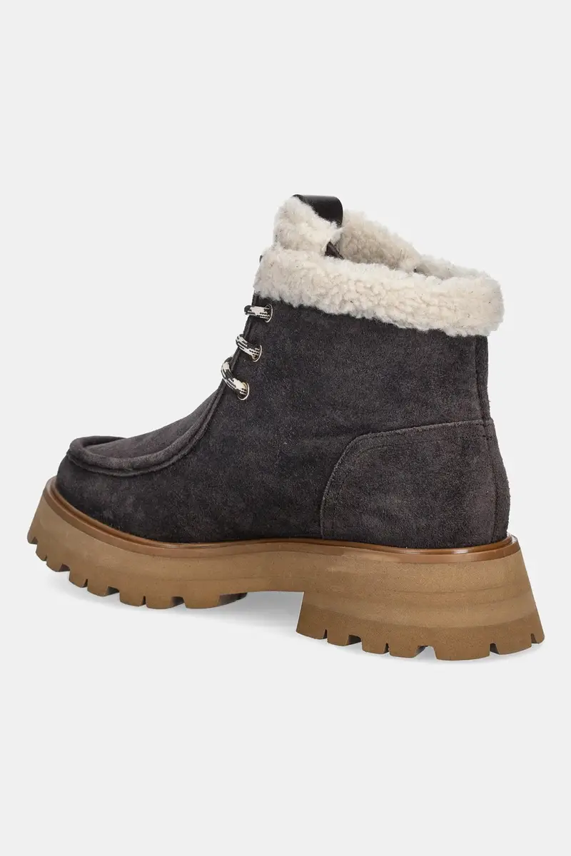 stivaletti alla caviglia in camoscio Cade donna colore marrone 40F5CAFE5S.251 miniatura 3