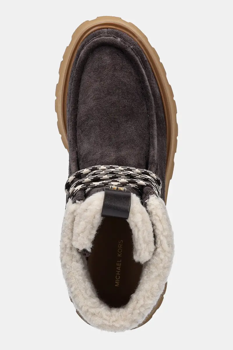 stivaletti alla caviglia in camoscio Cade donna colore marrone 40F5CAFE5S.251 miniatura 4