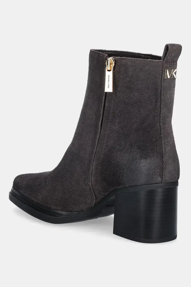 stivaletti alla caviglia in camoscio Lex Marrone miniatura 3