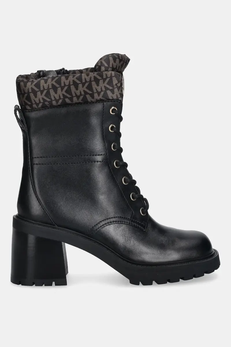 stivaletti alla caviglia in pelle Cade Nero miniatura 2