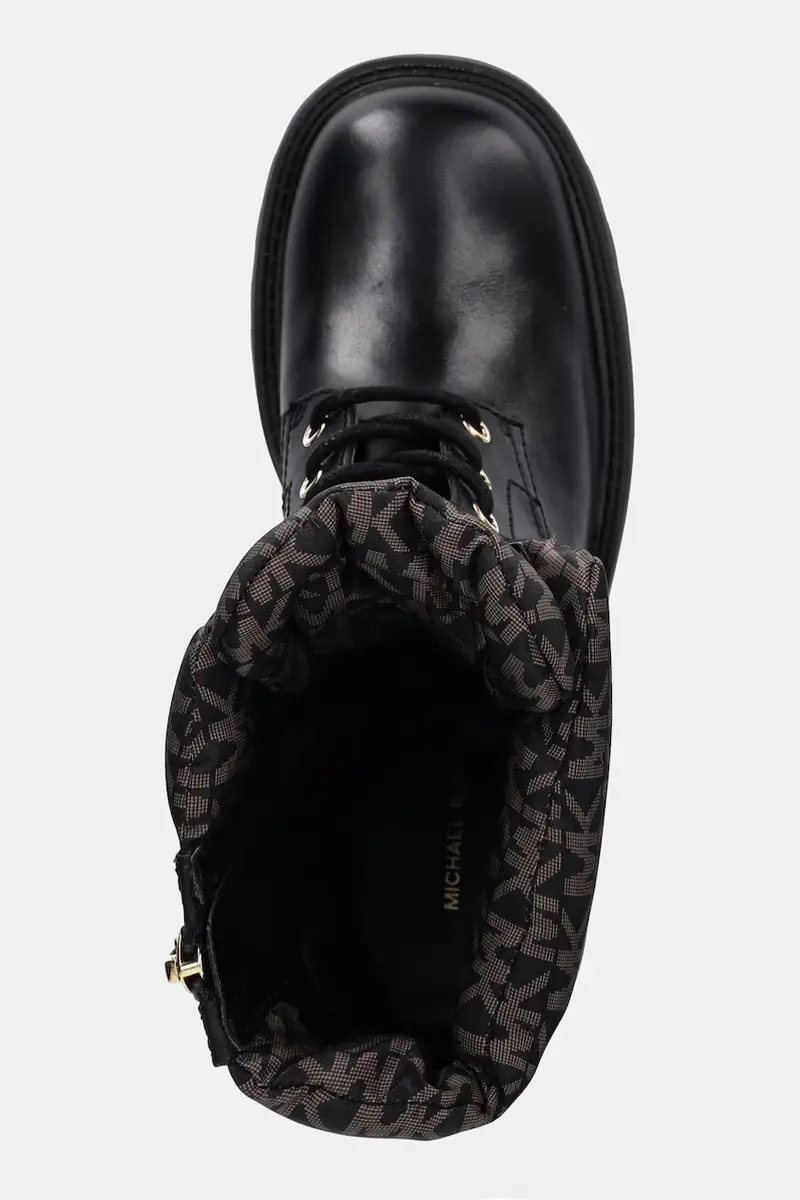 stivaletti alla caviglia in pelle Cade Nero miniatura 4