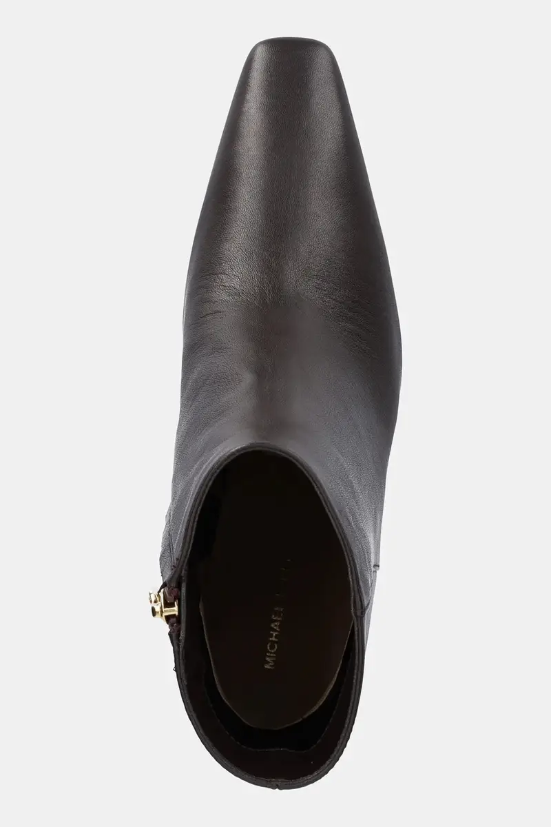 stivaletti alla caviglia in pelle Elise donna colore marrone 40T5ELME5L.251 miniatura 4