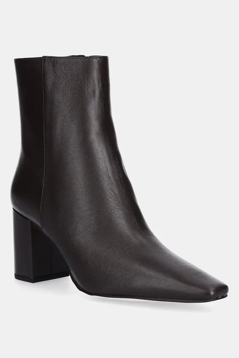 stivaletti alla caviglia in pelle Elise donna colore marrone 40T5ELME5L.251