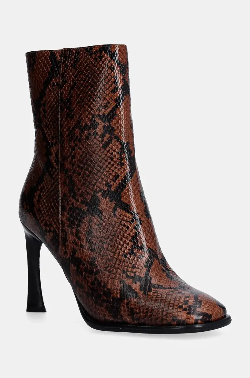 stivaletti alla caviglia in pelle Kelsea donna colore marrone 40F4KLHE5E.230