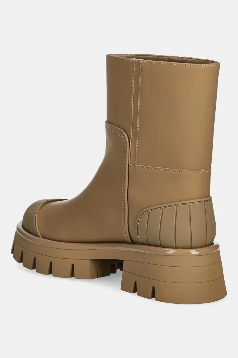 stivaletti alla caviglia Sydra donna colore beige 40F5SYFE5L.297 miniatura 3