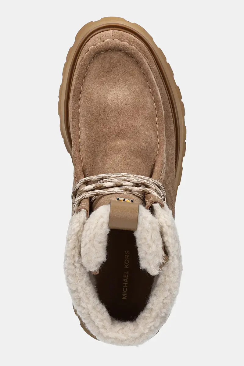 stivali da motociclista in camoscio Cade Beige miniatura 4