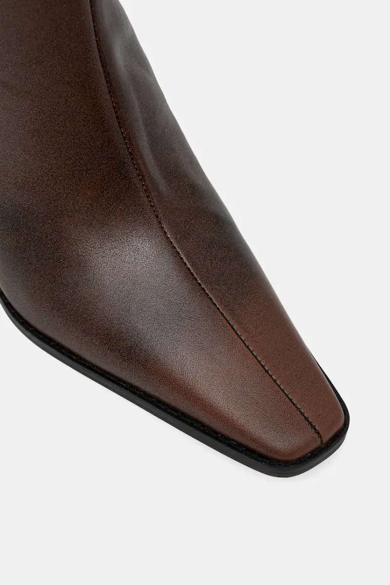 stivali in pelle Darrah donna colore marrone 40F5DRMB5L.230 miniatura 4