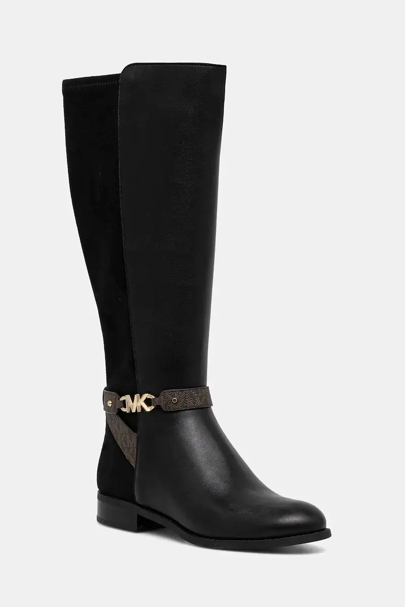 stivali in pelle Farrah donna colore nero 40F1FHFB7L.007