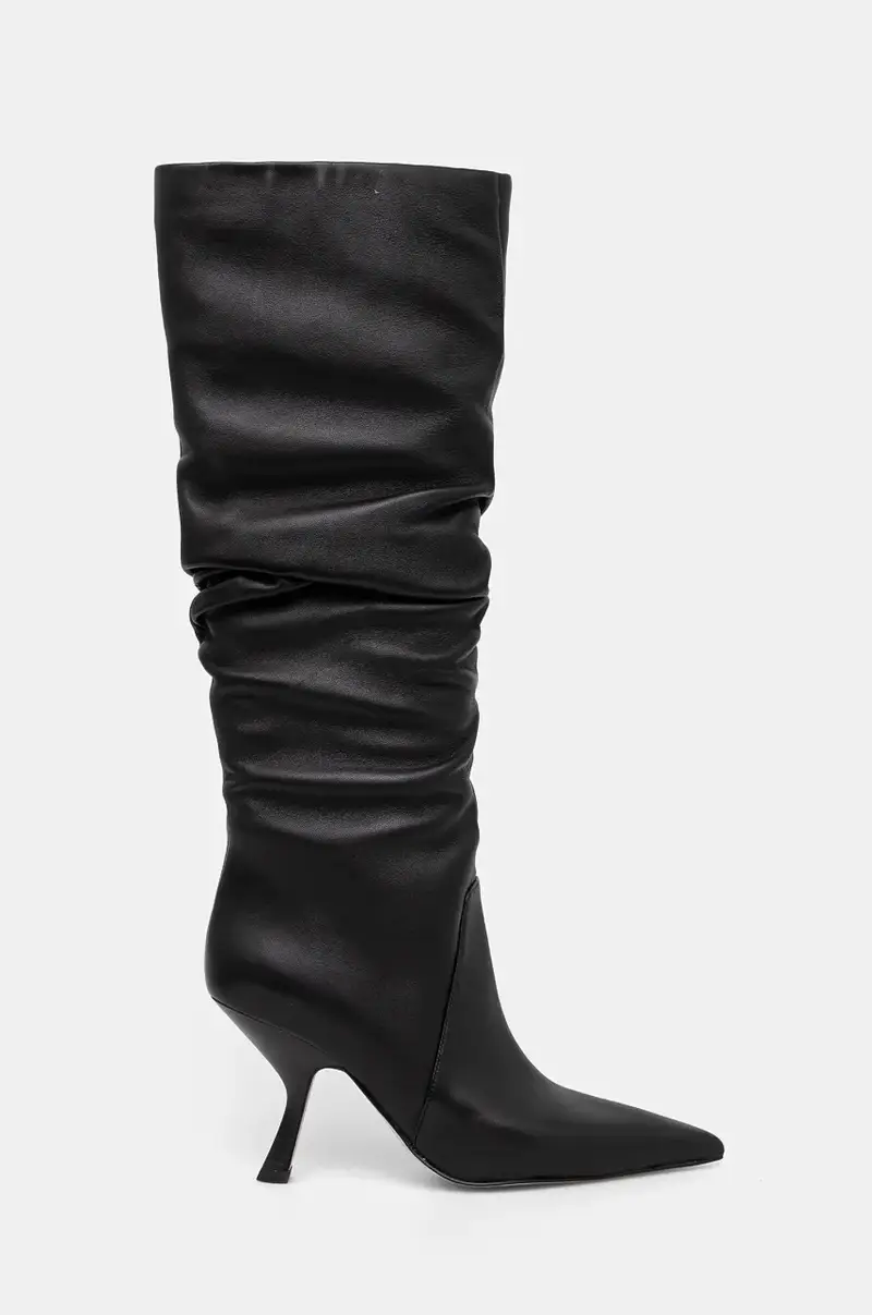 stivali in pelle Luna donna colore nero 40F4LUHB5L.001 miniatura 2