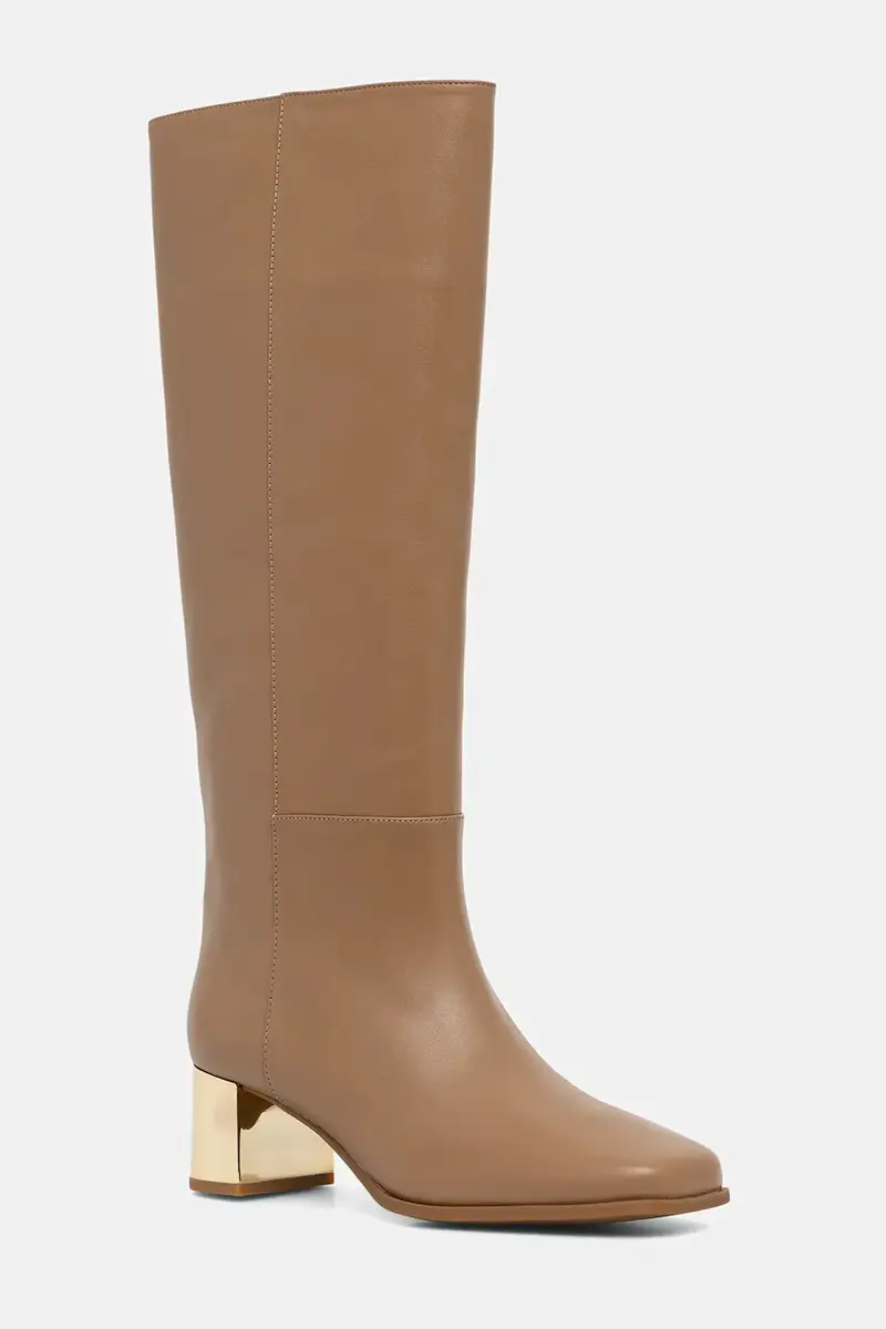 stivali in pelle Matilda donna colore marrone 40F5MTMB5L.297