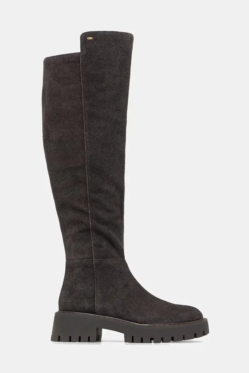 stivali in pelle scamosciata Asher Marrone miniatura 2