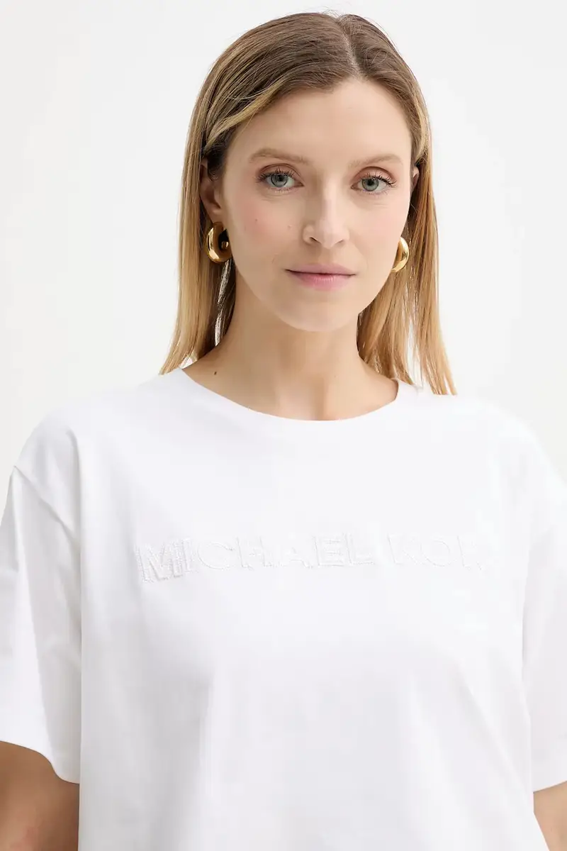 MICHAEL Michael Kors T-shirt Donna Beige 3617500 miniatura 4