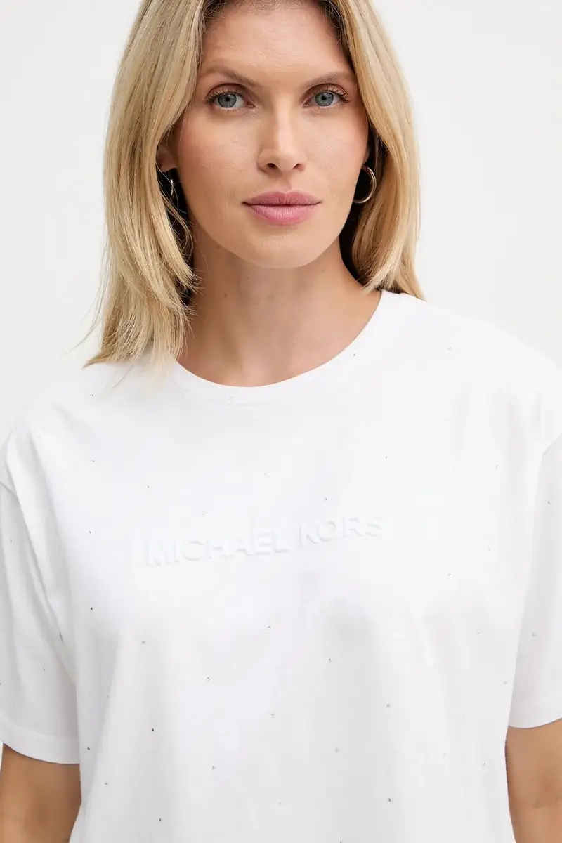 MICHAEL Michael Kors T-shirt Donna Bianco 3766393 miniatura 4